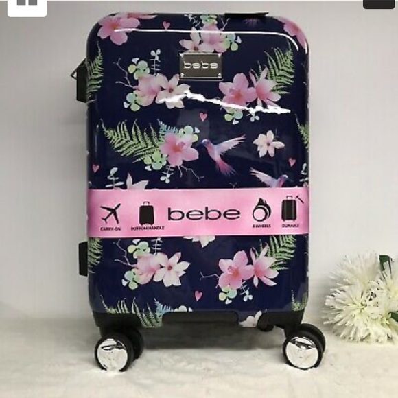 bebe floral luggage